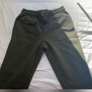 Army green sweatpants